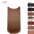 thumbnail image 2 of Sego Invisible Secret Wire in Real Hair Extensions One Piece Curly Wavy Straight Thick Hair Extension Synthetic Hairpieces for Women, 2 of 7