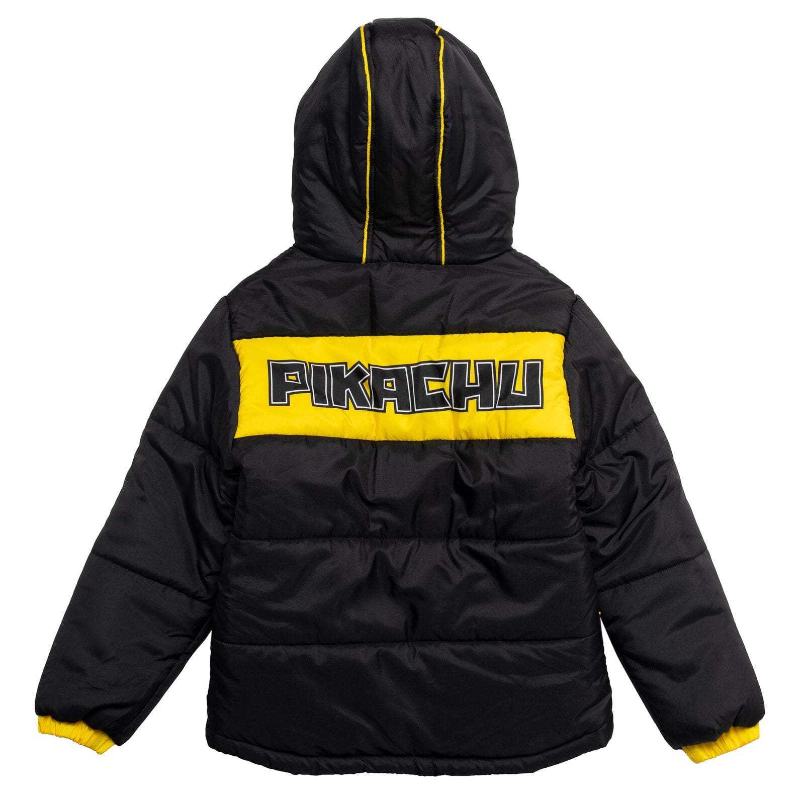 Pokemon Pikachu Little Boys Zip Up Winter Coat Puffer Jacket Toddler to Big Kid