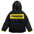 thumbnail image 4 of Pokemon Pikachu Little Boys Zip Up Winter Coat Puffer Jacket Toddler to Big Kid, 4 of 5
