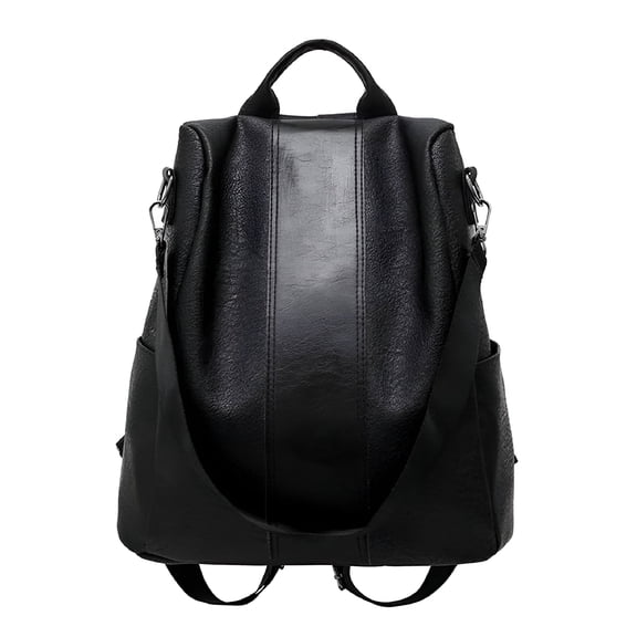 GASTROPOD Theft Proof Backpack For Women, Large Capacity Travel, PU Leather Casual Student Commuter, Soft Leather Versatile Fashion Backpack