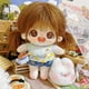 thumbnail image 4 of Muñeca de juguete de felpa para niños, muñeco de pelo largo, estrella de peluche, regalo para niñas, 20cm, 4 of 5