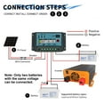 thumbnail image 2 of Contrôleur de Charge Solaire 12V 24V Double Pile 10A 20A 30A Système Piles Panneau de Puissance Régulateur Chargeur, Largement Utilisé, 2 of 6