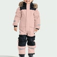 thumbnail image 4 of UAYOTSE Snowsuit Children's Unisex Ski Suit Thickened Warm Ski Overall Winter Warm Ski Suits with Hood Snow Overall Windproof,Sizes 11-12 Years, 4 of 7