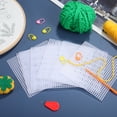 thumbnail image 2 of Shisuyan 10Pcs Plastic Canvas Mesh Sheets: Plastic Mesh Square For Needlework Embroidery Yarn Crafting Diy Crochet Projects, 2 of 8