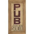 thumbnail image 2 of Shamp, Cindy 15x24 Black Ornate Wood Framed with Double Matting Museum Art Print Titled - Pub and Brewery, 2 of 4