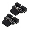 thumbnail image 4 of 2x USB 3.0 19Pin a USB 2.0 9Pin Adaptador Macho a Hembra Hembra a Macho Convertidor Ndcxsfigh Para estrenar, 4 of 8