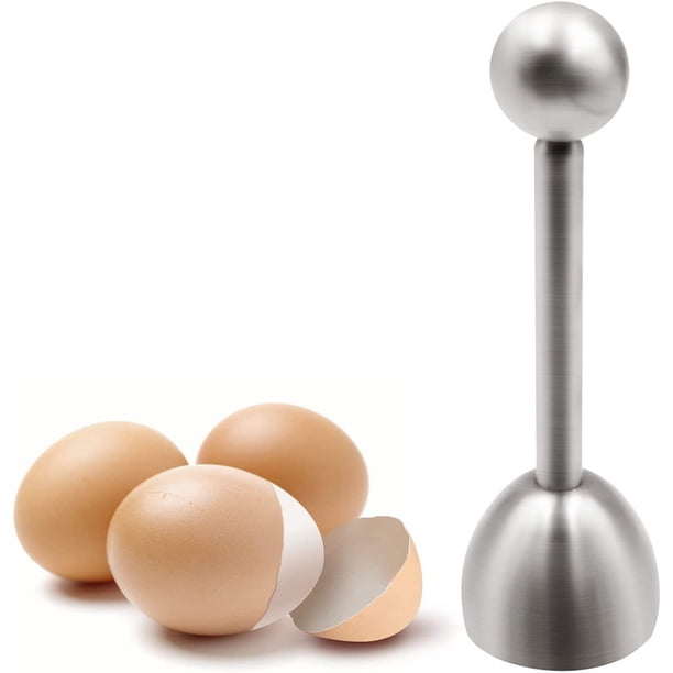 Cortadoras de Huevos, Rebanador de Huevos, Herramienta para Abrir Huevos, Removedor de Galletas, Separador de CáScaras de Huevo para Huevos Duros y Pasados por Agua