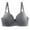 Grey, variant on Bras for Women V Neck Bra Padded Seamless Adjustable Straps Bralettes Everyday Basic Sleeping Bras Black 100D
