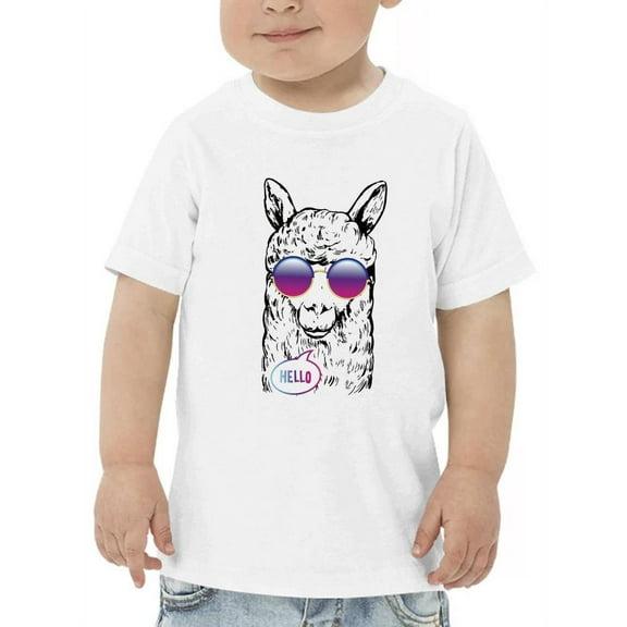 Hello Llama T-Shirt Toddler -SPIdeals Designs, 2 Toddler