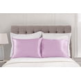 thumbnail image 2 of BLISSFORD Satin Pillowcase with Zipper, for Hair and Skin Care, Feels Soft and Cool Like a Silk Pillowcase, Satin Pillow Cases 2 Pack, Silk Pillow Cover, Pink - Queen Size, Set of 2, 2 of 5