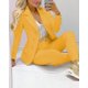 thumbnail image 1 of Nuevo 2024 conjuntos de pantalones formales de oficina para mujer, 2 uds., Blazers lisos con doble botonadura, chaqueta y pantalones, conjunto de dos piezas, trajes de pantalón femenino, 1 of 5