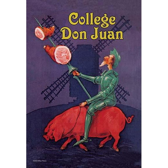 College Don Juan- Fine Art Canvas Print (20" x 30")