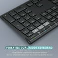 Slim and UltraLight Bluetooth Keyboard and Mouse Combo MultiDevice Wireless Rechargeable