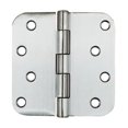 thumbnail image 2 of Hinge Outlet 316 Marine Grade Stainless Steel Door Hinges, 4 Inch with 5/8 Inch Radius, Non-Removable Pin, Highly Rust Resistant - 3 Pack, 2 of 4