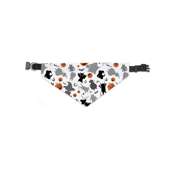 Halloween Shadows Pattern Bandana -Image by Shutterstock, Small