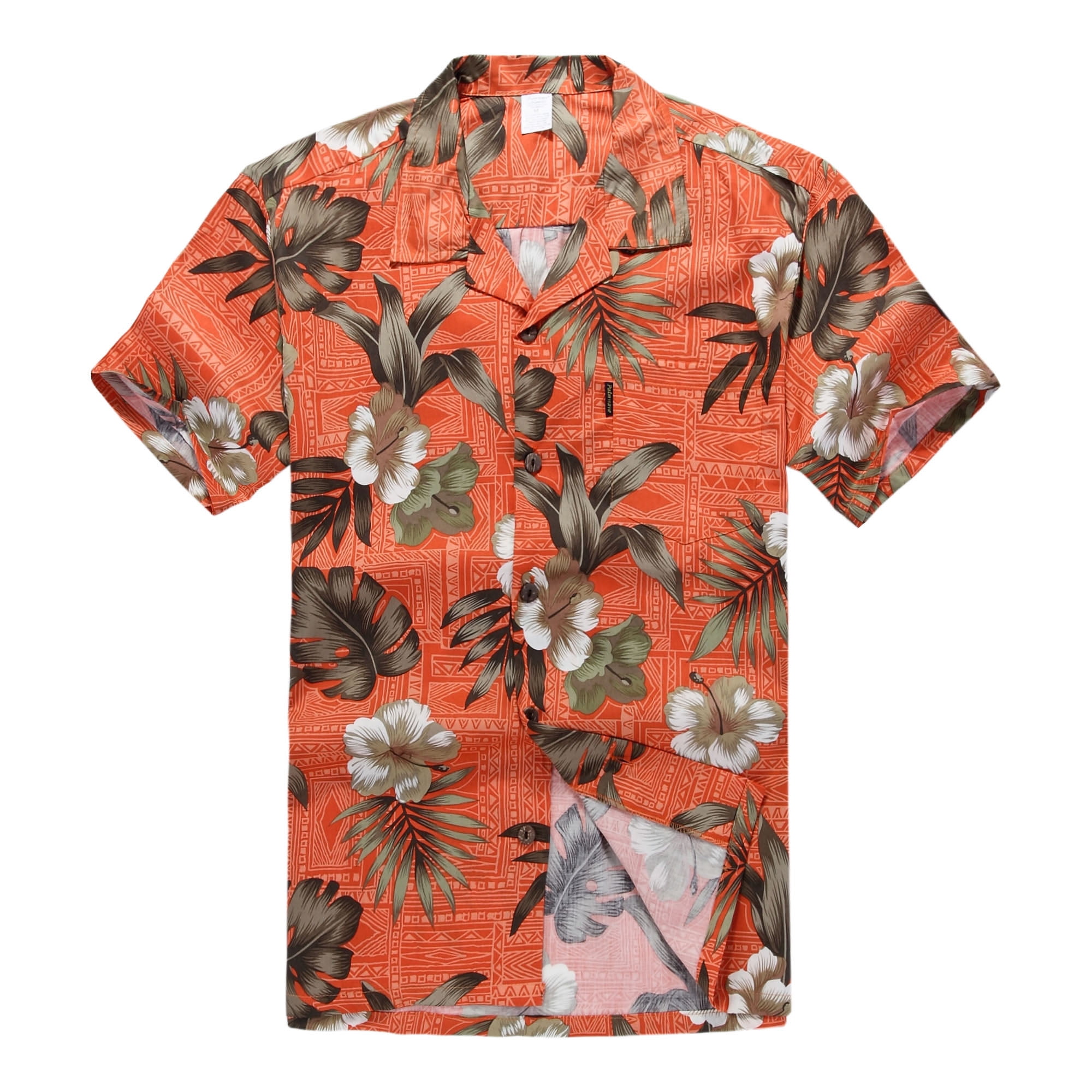 Hawaii Hangover - Palm Wave Mens and Big Mens Hibiscus Floral Print ...