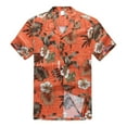 thumbnail image 1 of Mens and Big Mens Hibiscus Floral Print Hawaiian Shirt, up to size 6XL, 1 of 3