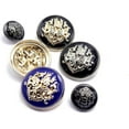 thumbnail image 3 of 5pcs Metal Buttons for Clothing Crafts - Premium Sewing Accessories Buttons for Garments and Coats, 3 of 5