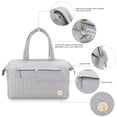 thumbnail image 4 of Sunyuer Diaper Bag Tote, Quilted Mommy Bag Function Large Capacity Maternity Bag with Shoulder Strap Wet Pocket, 4 of 7