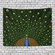 thumbnail image 1 of ABPHQTO Tapiz de plumas de pavo real, decoración de pared, sala de estar, dormitorio, tapices, 150x200 cm, 1 of 3