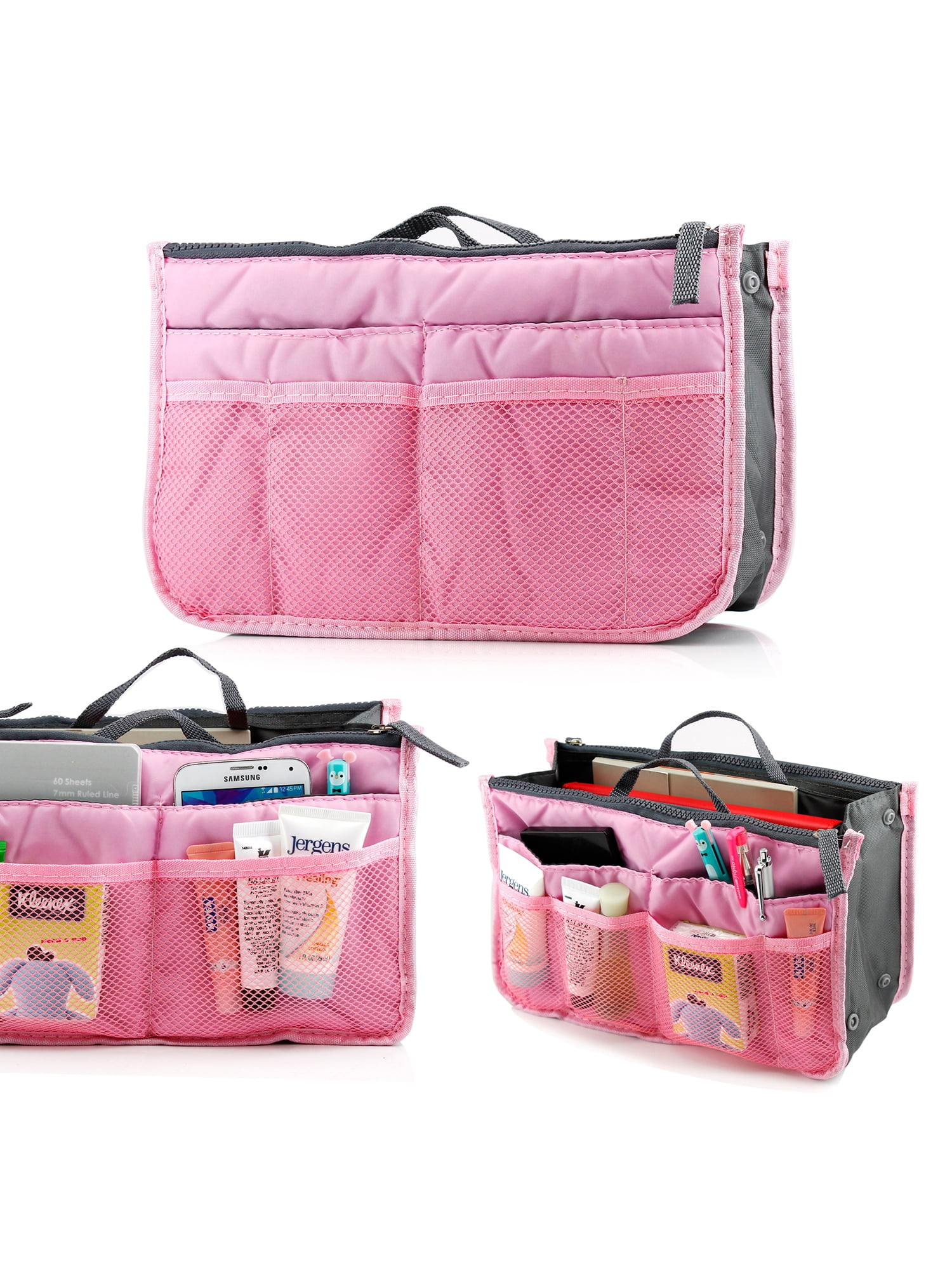 For Toiletry 19 26 Bag Purse Insert Organizer Makeup Handbag Washbag Travel  Organizer Inner Purse Cosmetic Bag Toiletry Bag - Felt Diy Package -  AliExpress