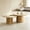 Natural, variant on The Iron Hearth Console Accent Table, for Living Room/Entryway, Timeless Roman-Style Legs, Natural Wood Veneer Tabletop