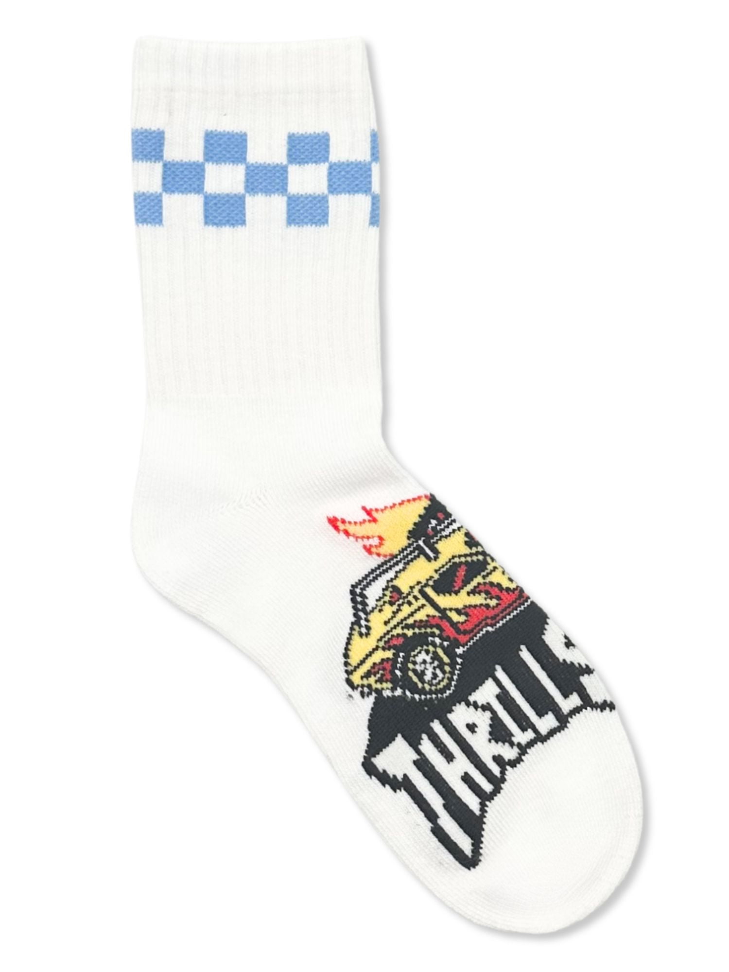 Hot Wheels Boys Mid-Crew Socks, 3-Pack, Sizes S/M-M/L