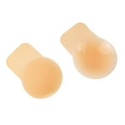 Reusable Adhesive Silicone Women Nipple Covers, Women Push up Breast Lift Pasties - Beige