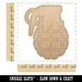 thumbnail image 2 of Cartoon Hand Grenade Wood Shape Unfinished Piece Cutout Craft DIY Projects - 6.25 Inch Size - 1/8 Inch Thick, 2 of 7