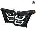 thumbnail image 1 of Spec D Tuning 2LHP-YUK15JM-TM Projector Head Light for 2015-2018 GMC Yukon - Black, 1 of 1