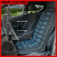 thumbnail image 5 of Stalwart Car Seat Cooling Pad - 12V Universal Electric Cooler Seat Cushion with 6 Adjustable-Speed Fans, Cool Car Accessories, 5 of 8