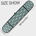 thumbnail image 3 of Dailycode Double Sided Oven Mitt with Loop Heat Resistant Kitchen Long Potholders 7" x 35" Mustache, 3 of 6