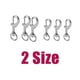 thumbnail image 1 of Paquete De 6 Ganchos A Giratorios De Perno Giratorio de material acero Inoxidable Con Clip De Grado Marino Para , /4, 1 of 8