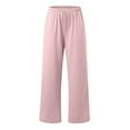 thumbnail image 5 of Lixiuxyad Drawstring Elastic Waist Pants Graphic Baggy Pants Drawstring High Waisted Baggy Sweatpants With Pocket Streetwear Pink, 5 of 6