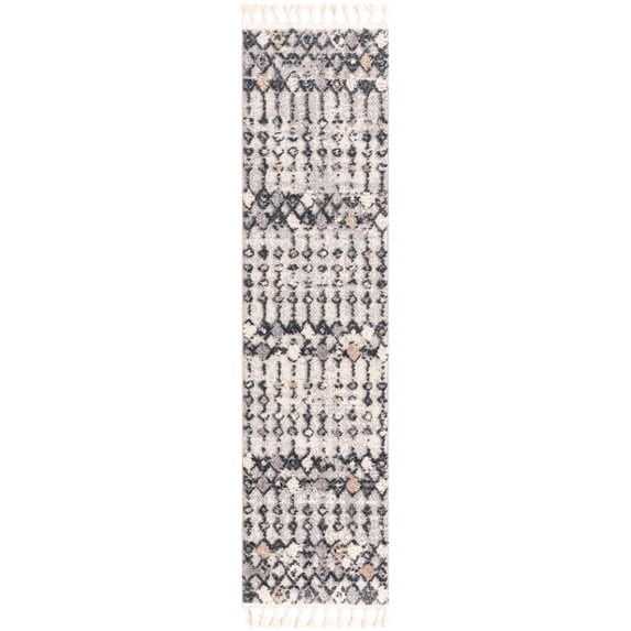Rugs.com Cherokee Collection Rug – 8 Ft Runner Sand High Rug Perfect For Hallways, Entryways