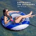 thumbnail image 6 of GoSports WOVN River Tube with Premium Canvas Cover - Heavy Duty Float for Rivers, Lakes, & Pools - Lido, 6 of 6