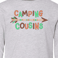 thumbnail image 4 of Inktastic Camping Cousins- arrow Long Sleeve Youth T-Shirt, 4 of 5
