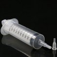 thumbnail image 3 of 2 Pcs Large Plastic Syringe  Pet Feeder  Cat Dog Bird Rat Rabbit Plastic Needleless Reusable Injector Measuring Watering Supplies(100 ml), 3 of 4
