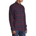thumbnail image 4 of George Men's and Big Men's Long Sleeve Super Soft Flannel Shirt, up to size 3XLT, 4 of 7