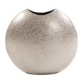 thumbnail image 1 of HomeRoots 401233 Vase Décoratif en Forme de Disque d'Argent Martelé de 14 Pieds, 1 of 1
