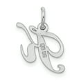thumbnail image 3 of 925 Sterling Silver Dainty Letter K Initial Name Monogram Necklace Charm Pendant, 3 of 8