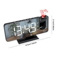 thumbnail image 4 of Relojes de escritorio digitales con proyector giratorio de 180° para estudiantes oficinista, 4 of 7