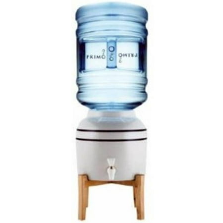 UPC 851199001145 product image for Primo® Water Countertop Dispenser Top Loading  Cool Temp  Ceramic  Wooden Stand | upcitemdb.com
