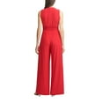 thumbnail image 2 of Vince Camuto Women's Shirred Wrap Front Jumpsuit Red Size 4, 2 of 3
