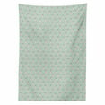 thumbnail image 2 of Pear Tablecloth, Simplistic Repetitive Pattern with Pastel Toned Fruit Print, Rectangle Satin Table Cover Accent for Dining Room and Kitchen, 60" X 84", Almond Green Rose, by Ambesonne, 2 of 2