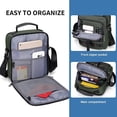 thumbnail image 4 of WITZMAN Crossbody Bag for Men Small Travel Messenger Bag Shoulder Purse Side Bag for Work Traveling(B708 Army Green), 4 of 7