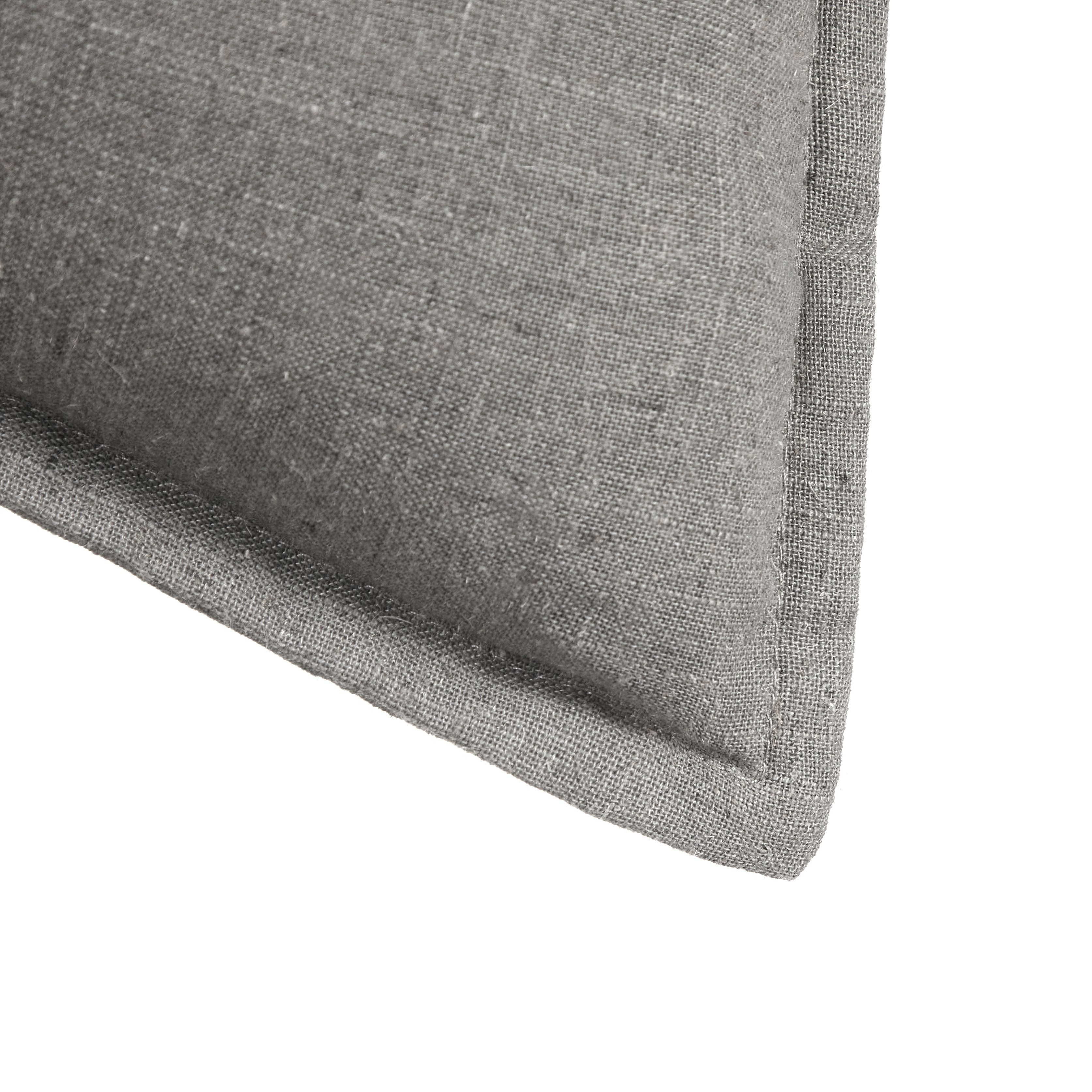 Better Homes & Gardens 20"x20" Grey Bisque 2-Pack Linen Decorative Pillows