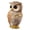 Orange, variant on OIUR Owl Statue Realistic Look Animal Themed Ornament Owl Collectible Figurine Home Decor Office Desk Accessory