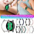 thumbnail image 2 of Bearachild Compatible con Watch4 40mm/44mm Funda protectora para reloj Funda rígida para PC hueca Electrónica No.7, 2 of 6