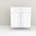 thumbnail image 2 of EPOWP EP23118-1106-1707A-Sideboard with Two Doors and Two Suction Plastic Accent Cabinets, White, 2 of 7